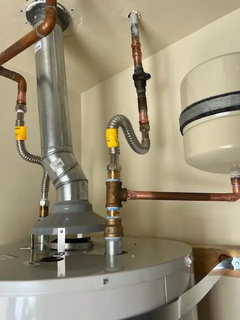 Water heater installation and plumbing repair in Vernon Center