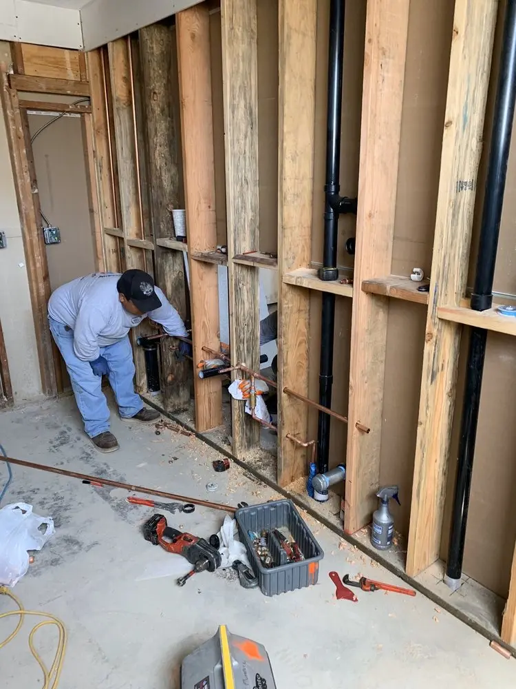Commercial rough-in plumbing for Water Heater Replacement in Vernon Center